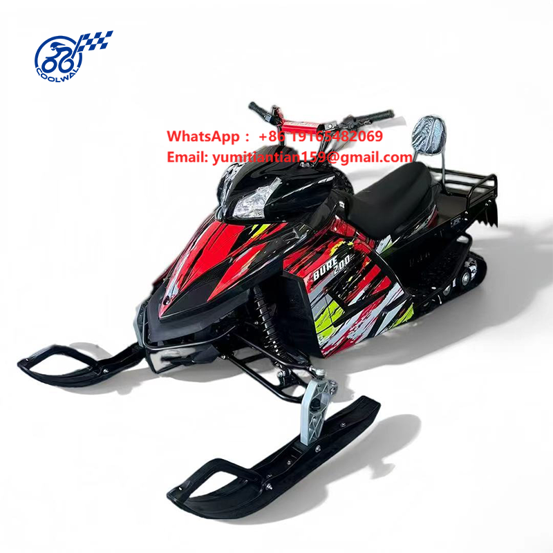 Outdoor Adventure Recreation - Elektrische sneeuwscooter tweepersoons sneeuwfiets ijs zand