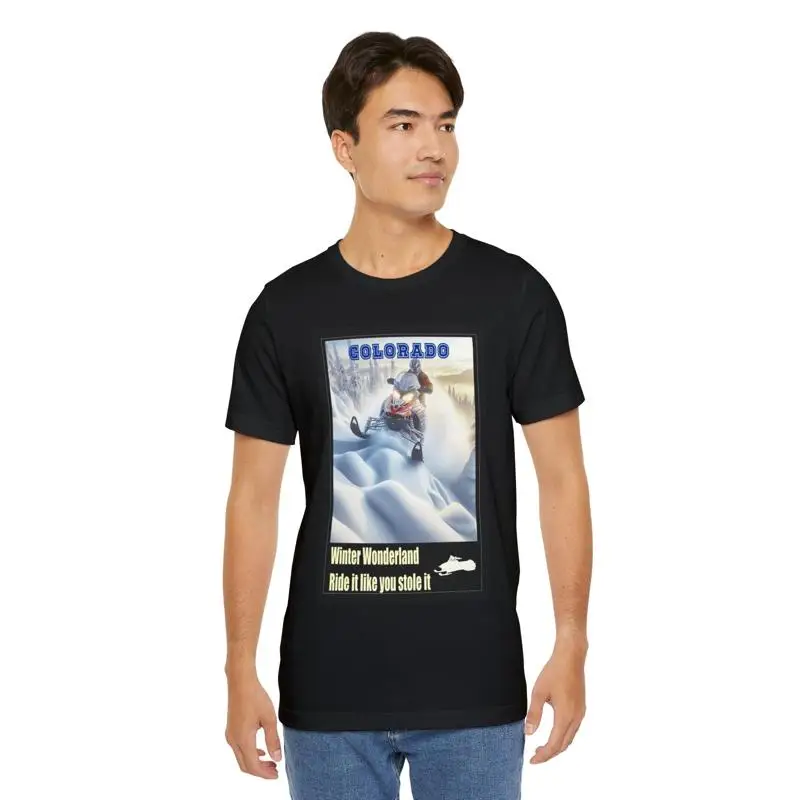 Outdoor Adventure Sports - Sneeuwscooter Wintersport Avonturen Jersey T-Shirt Geweldig