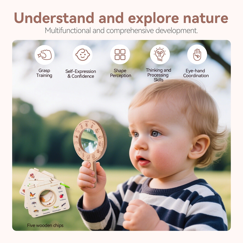 Houten vergrootglas buitenspee - Outdoor Adventure Learning recensie en prijs
